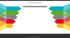 Desktop Screenshot of kinesiotaping.com.es