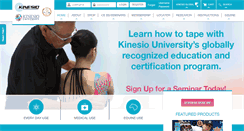 Desktop Screenshot of kinesiotaping.com